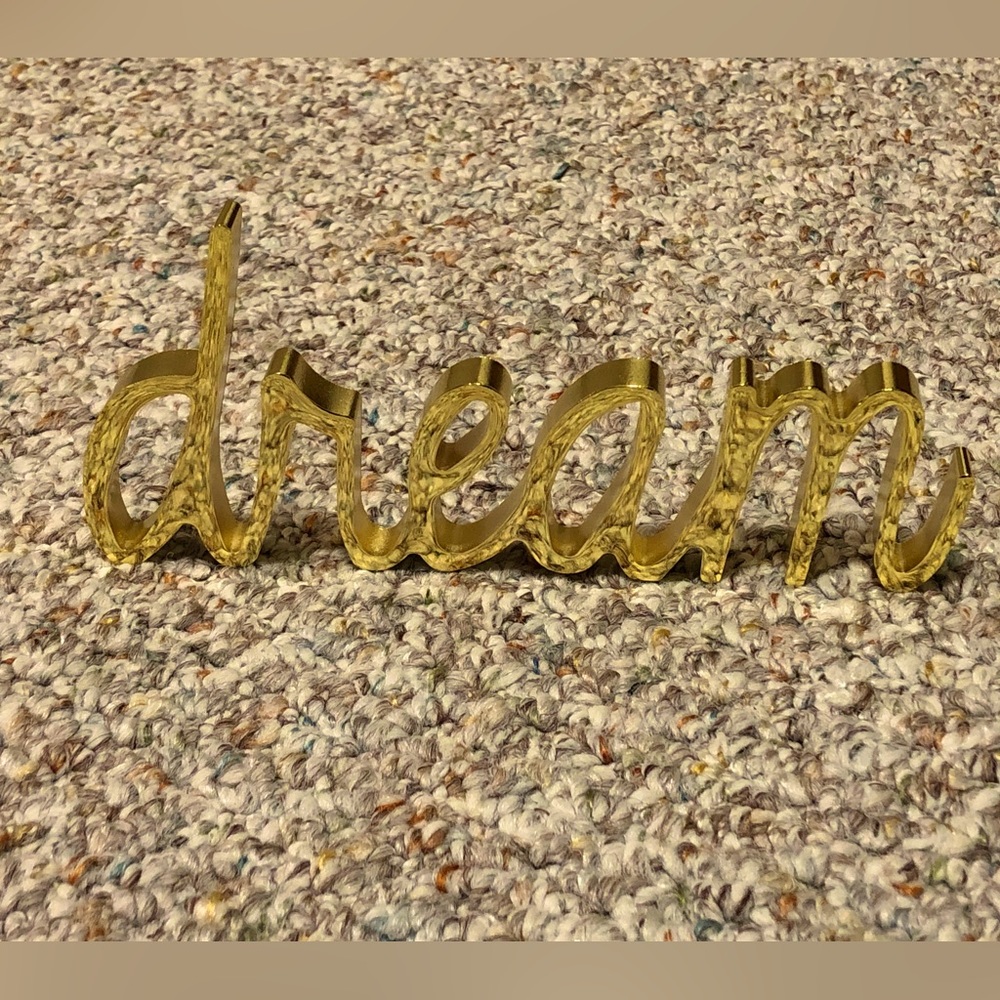 Dream Gold Metal Decor